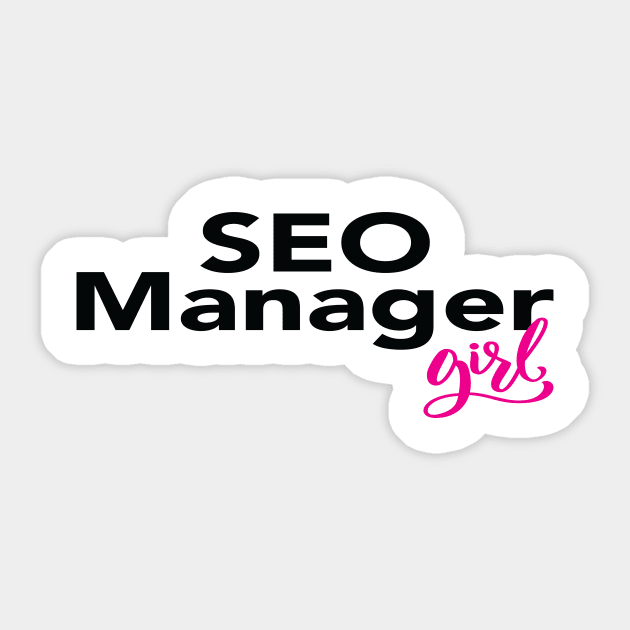 SEO Manager Girl Sticker by ProjectX23